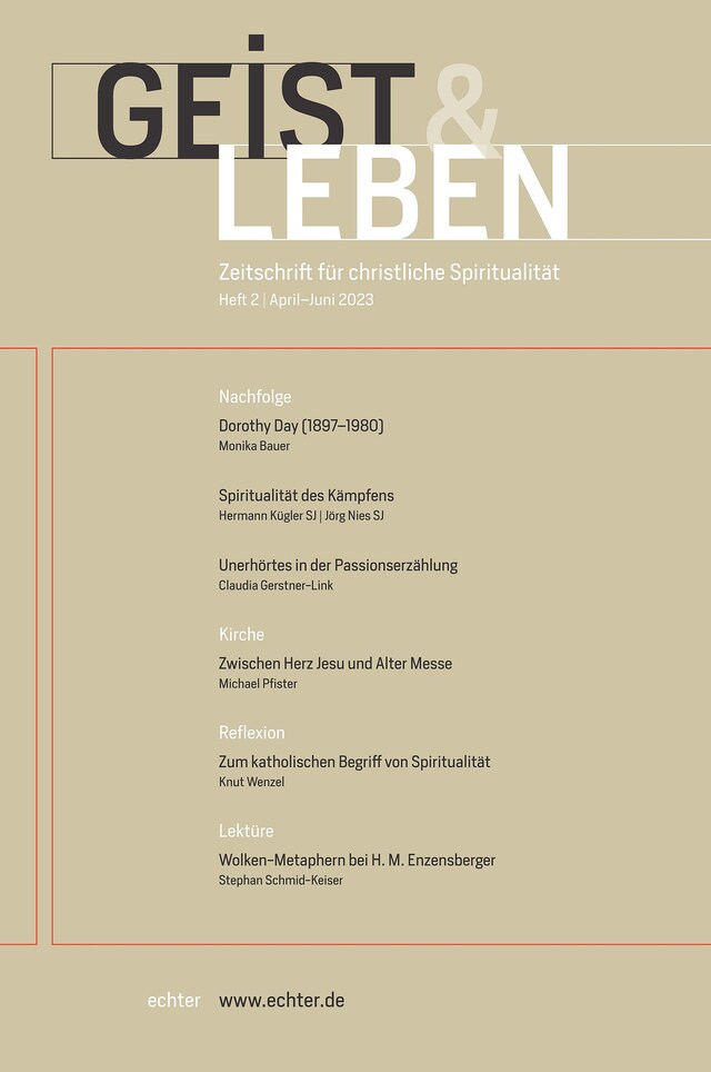 Buchcover für Geist & Leben 2/2023