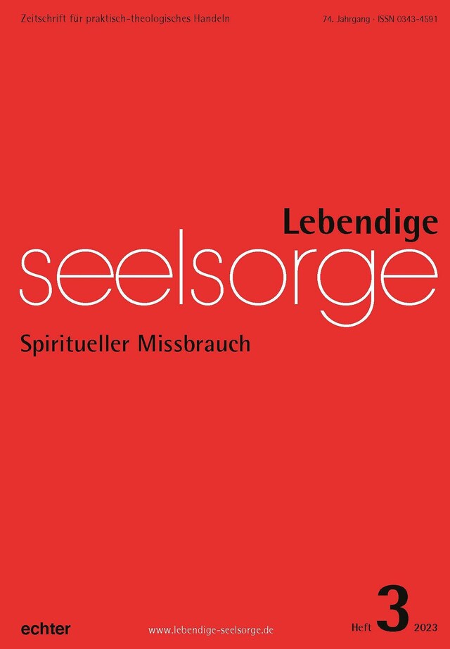 Bogomslag for Lebendige Seelsorge 3/2023