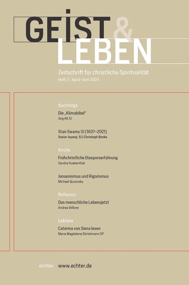 Buchcover für Geist & Leben 2/2024