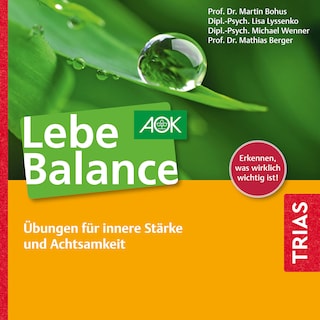 Lebe Balance Audio-CD als Hörbuch