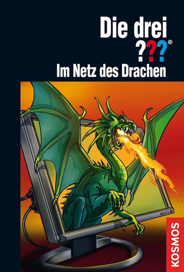 Kirjankansi teokselle Die drei ???, Im Netz des Drachen (drei Fragezeichen)