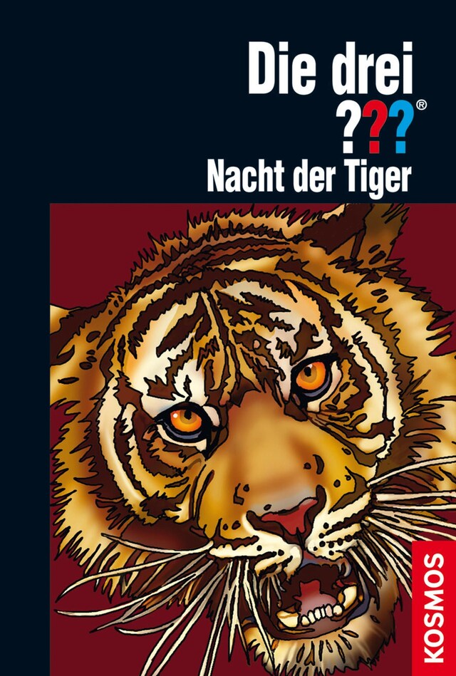 Boekomslag van Die drei ???, Nacht der Tiger (drei Fragezeichen)