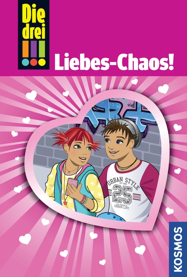 Book cover for Die drei !!!, 60, Liebes-Chaos! (drei Ausrufezeichen)