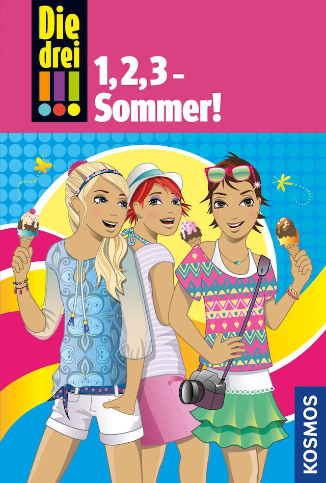 Book cover for Die drei !!!, 1,2,3 Sommer! (drei Ausrufezeichen)