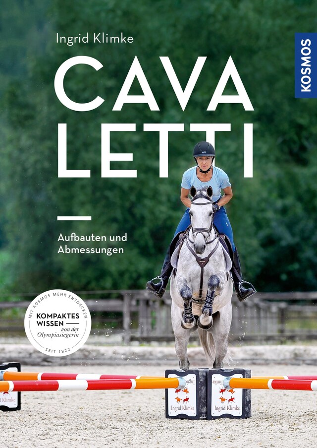 Buchcover für Cavaletti - Aufbauten und Abmessungen