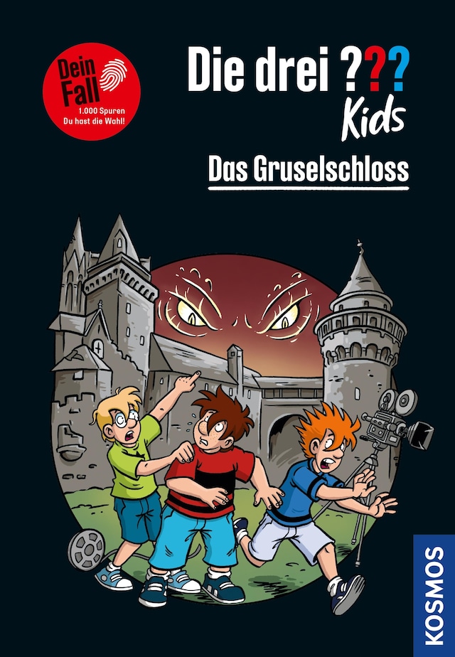 Okładka książki dla Die drei ??? Kids Dein Fall, Das Gruselschloss (drei Fragezeichen Kids)
