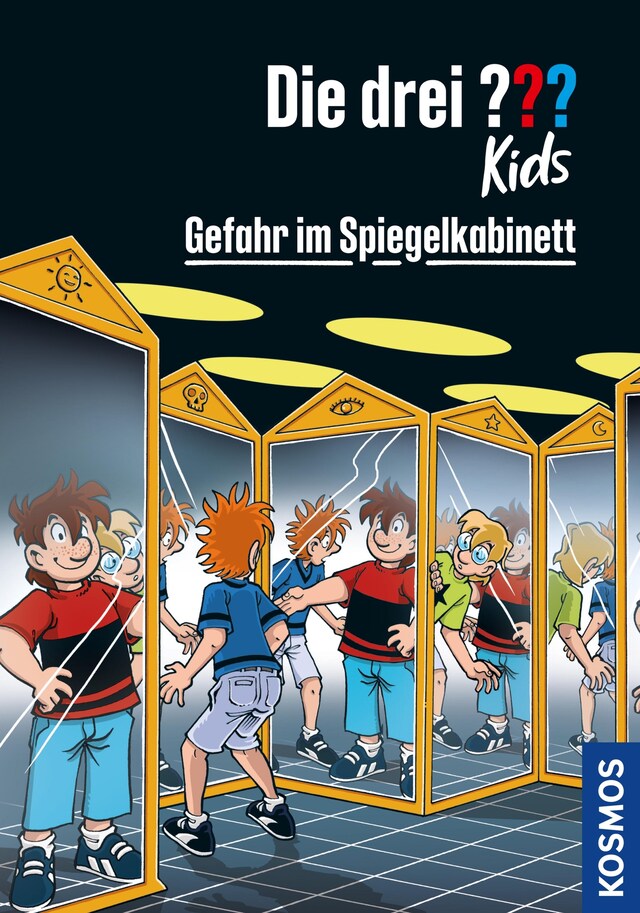 Okładka książki dla Die drei ??? Kids, 91, Gefahr im Spiegelkabinett (drei Fragezeichen Kids)