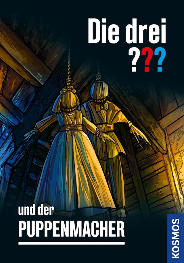 Boekomslag van Die drei ??? und der Puppenmacher (drei Fragezeichen)