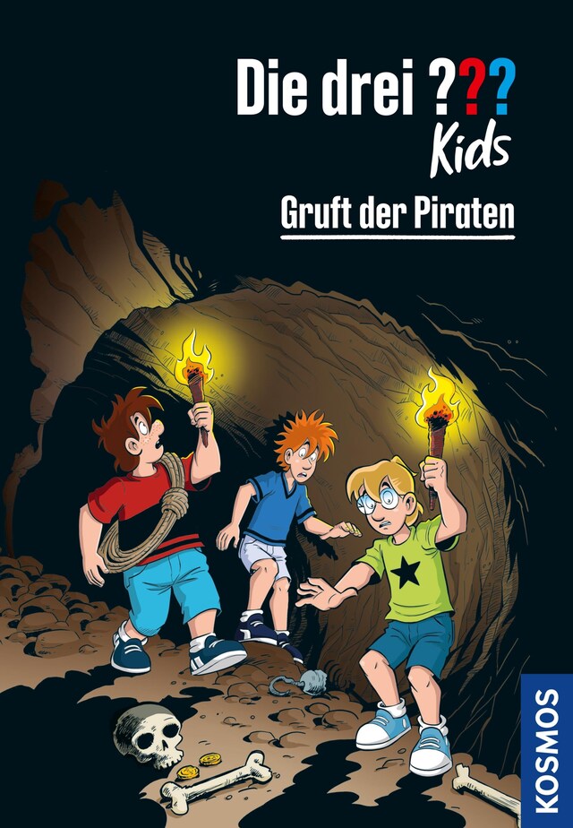 Okładka książki dla Die drei ??? Kids, 7, Gruft der Piraten (drei Fragezeichen Kids)