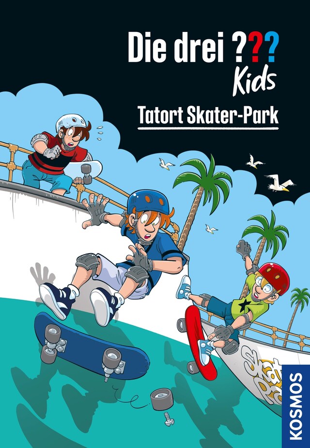 Okładka książki dla Die drei ??? Kids, 84, Tatort Skater-Park (drei Fragezeichen Kids)