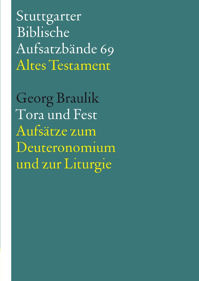 Buchcover für Tora und Fest