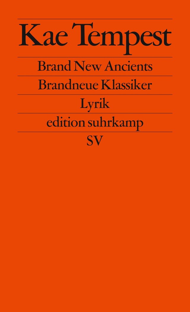 Book cover for Brand New Ancients / Brandneue Klassiker