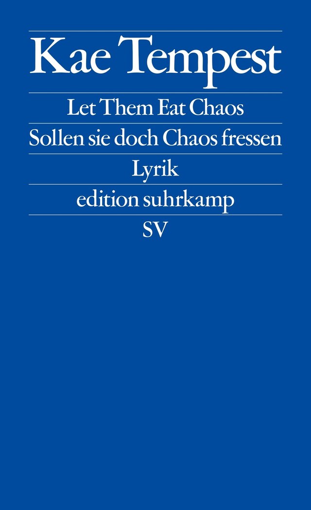 Copertina del libro per Let Them Eat Chaos / Sollen sie doch Chaos fressen