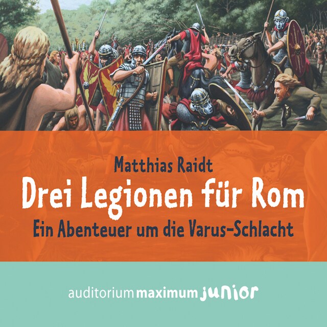 Kirjankansi teokselle Drei Legionen für Rom