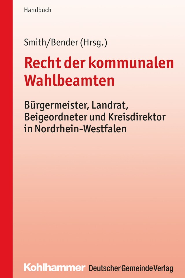 Book cover for Recht der kommunalen Wahlbeamten