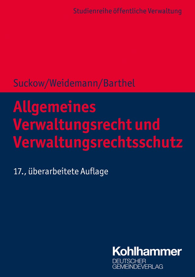 Couverture de livre pour Allgemeines Verwaltungsrecht und Verwaltungsrechtsschutz