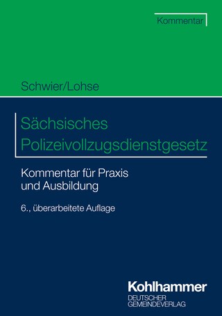 Sächsisches Polizeivollzugsdienstgesetz bookCoverFor
