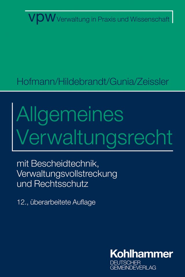 Book cover for Allgemeines Verwaltungsrecht