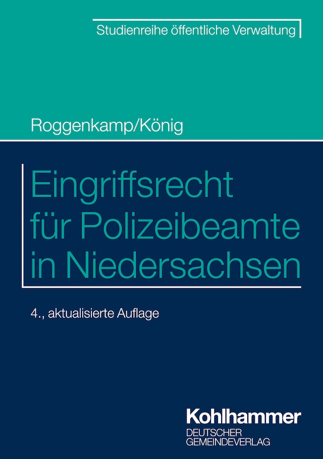 Boekomslag van Eingriffsrecht für Polizeibeamte in Niedersachsen