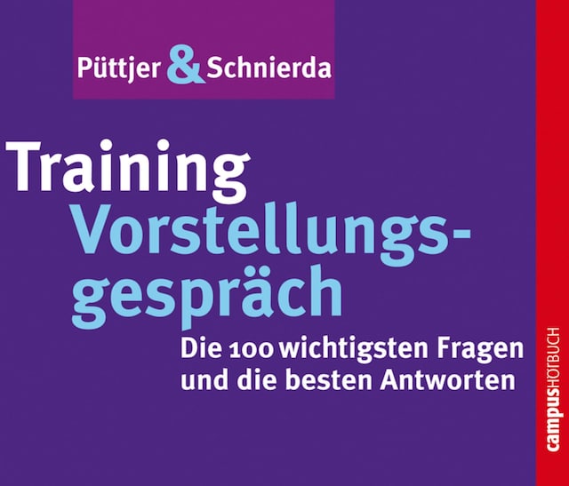 Buchcover für Training Vorstellungsgespräch