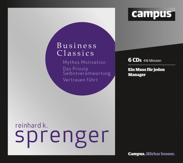 Couverture de livre pour Sprenger Business Classics