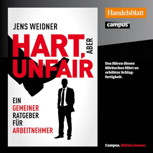 Book cover for Hart, aber unfair