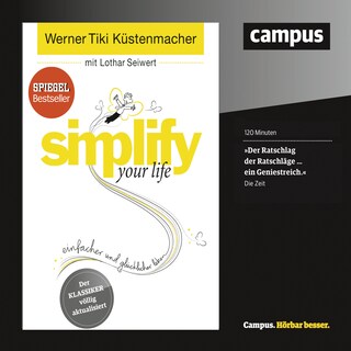 simplify your life als Hörbuch