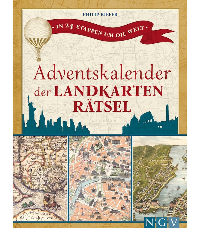 Book cover for Adventskalender der Landkartenrätsel