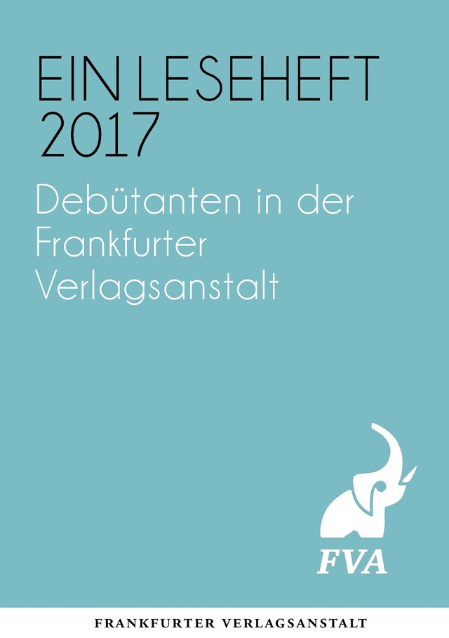 Boekomslag van Debütanten in der Frankfurter Verlagsanstalt