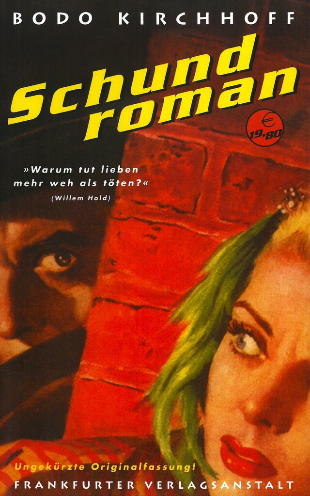 Schundroman Buchcover für Schundroman