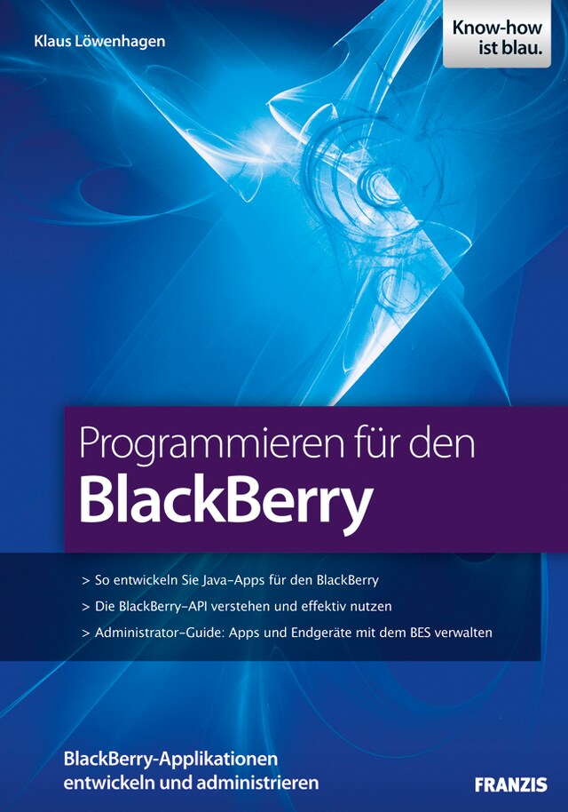 Buchcover für Programmieren für den BlackBerry