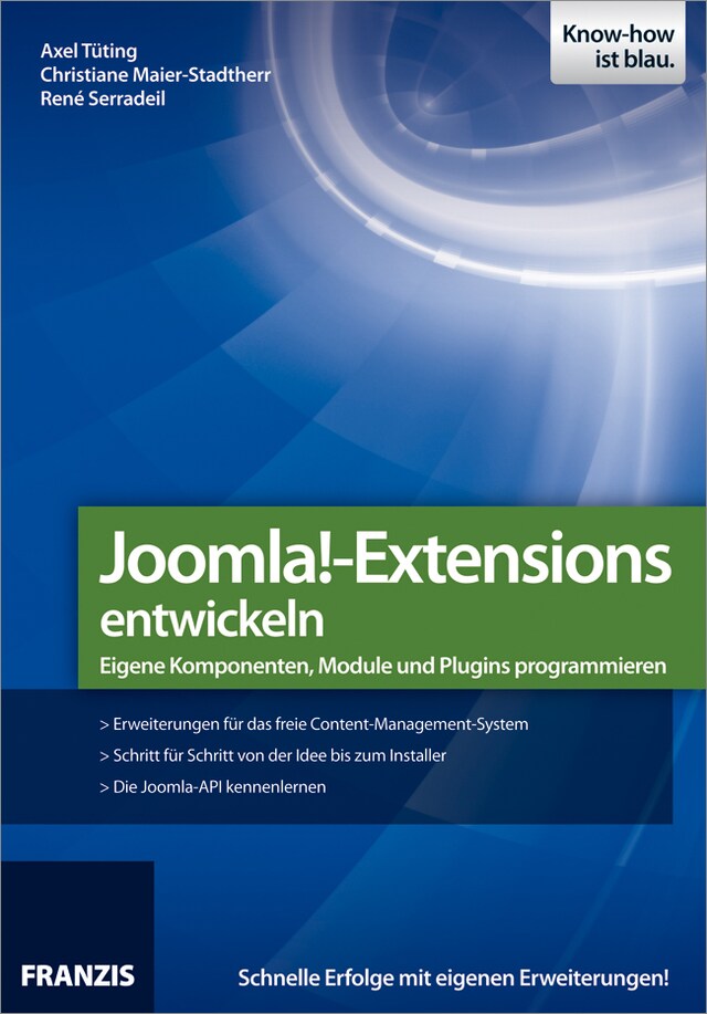 Okładka książki dla Joomla!-Extensions entwickeln