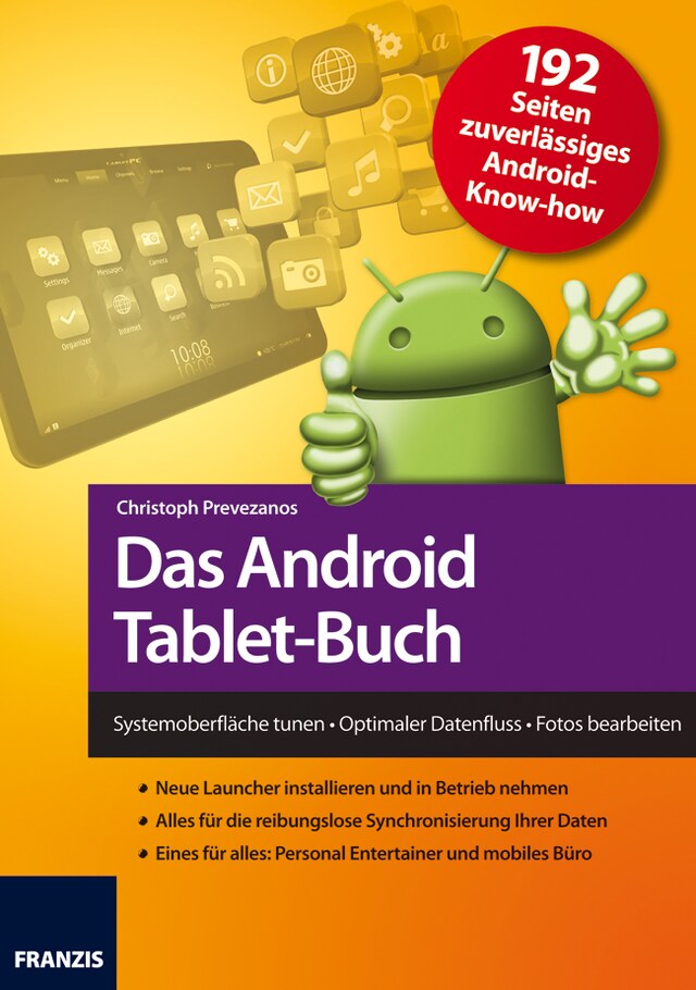 Kirjankansi teokselle Das Android Tablet-Buch