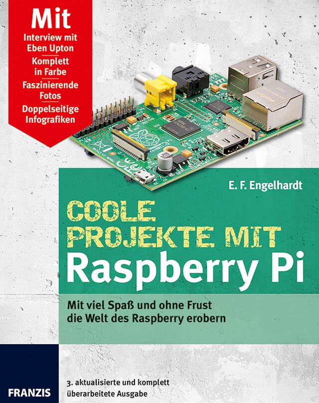 Kirjankansi teokselle Coole Projekte mit Raspberry Pi