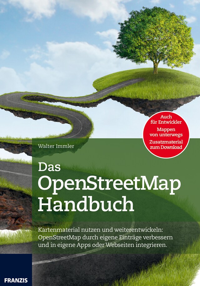 Couverture de livre pour Das OpenStreetMap Handbuch