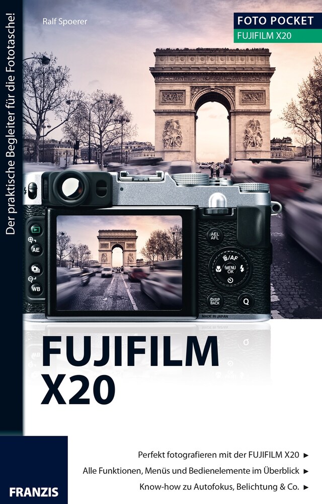 Copertina del libro per Foto Pocket Fujifilm X20