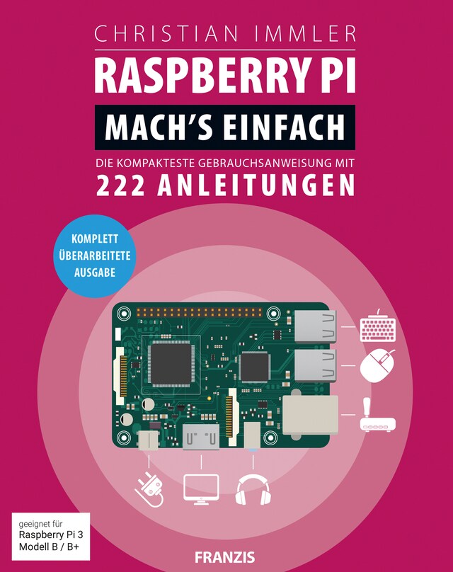 Book cover for Raspberry Pi: Mach's einfach