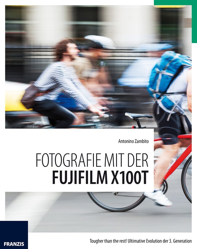 Buchcover für Fotografie mit der Fujifilm X100T