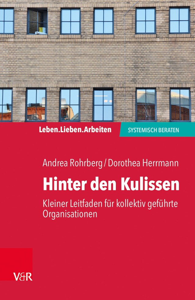 Buchcover für Hinter den Kulissen – kleiner Leitfaden für kollektiv geführte Organisationen