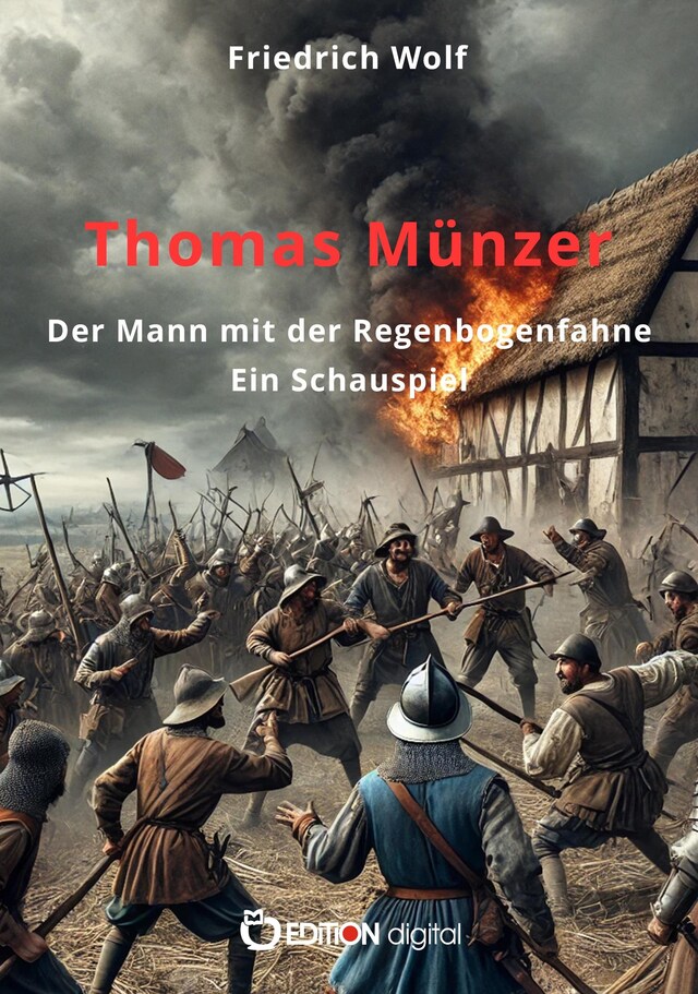 Book cover for Thomas Münzer, der Mann mit der Regenbogenfahne