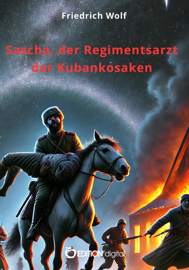 Couverture de livre pour Sascha, der Regimentsarzt der Kubankosaken