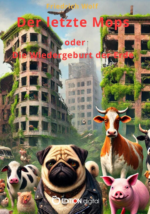 Portada de libro para Der letzte Mops oder Die Wiedergeburt der Erde