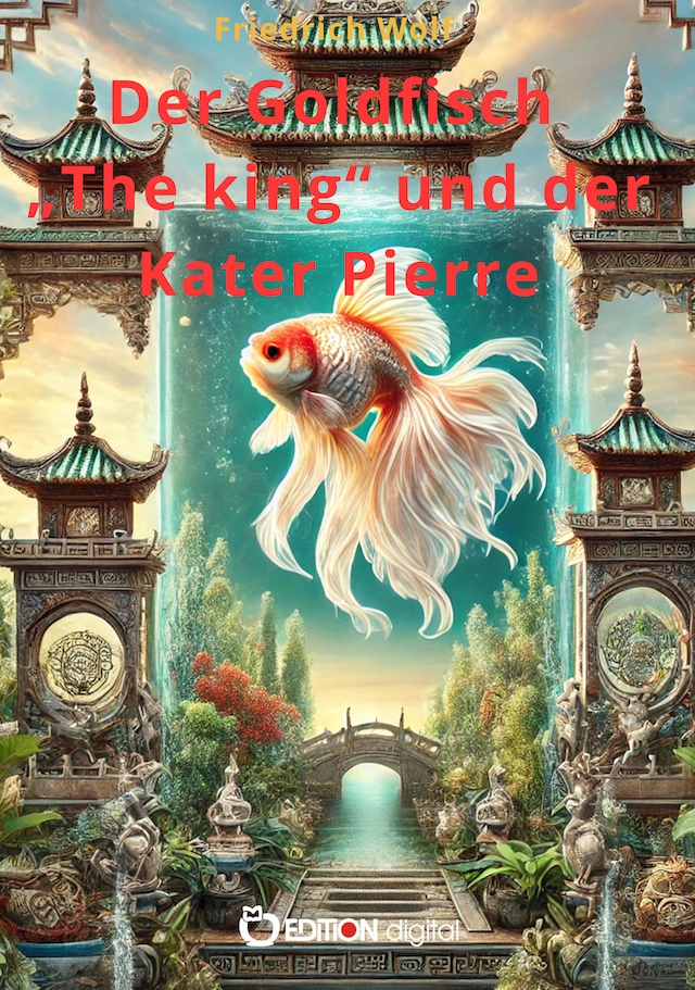 Book cover for Der Goldfisch „The king“ und der Kater Pierre