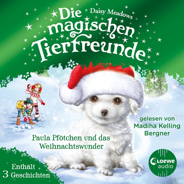 Portada de libro para Die magischen Tierfreunde - Paula Pfötchen und das Weihnachtswunder