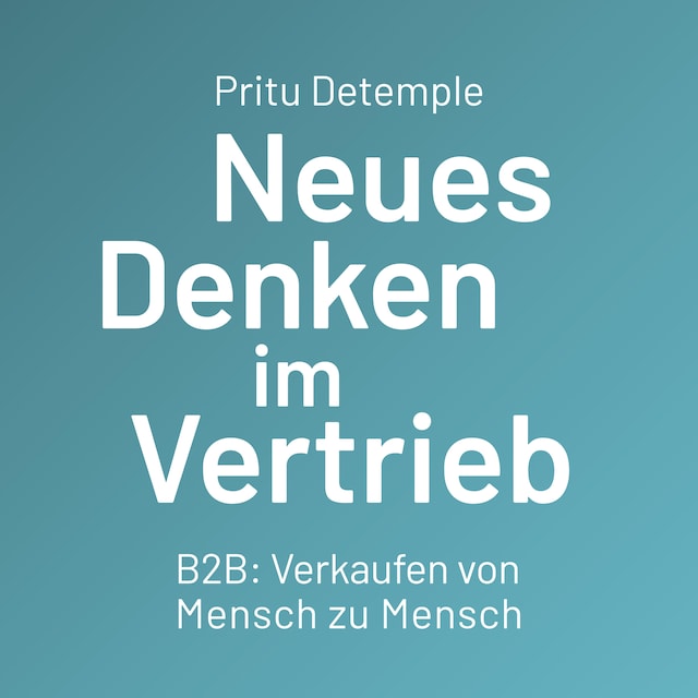 Buchcover für Neues Denken im Vertrieb