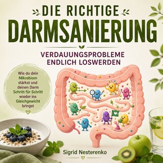 Die richtige Darmsanierung- Verdauungsprobleme endlich loswerden als Hörbuch
