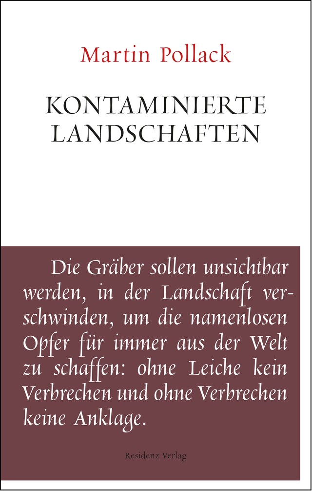 Book cover for Kontaminierte Landschaften
