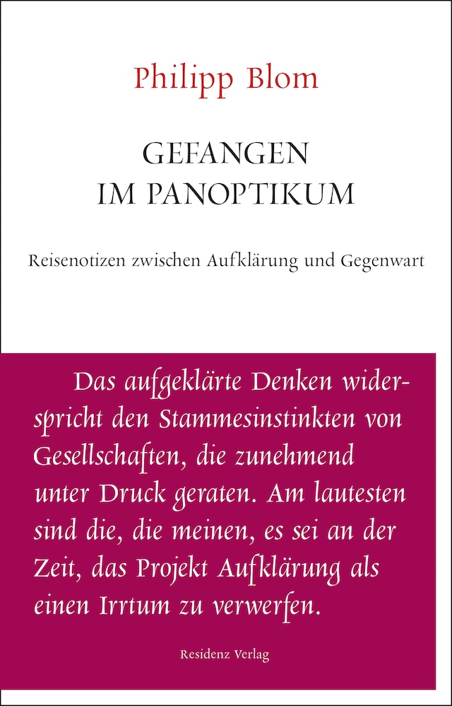 Kirjankansi teokselle Gefangen im Panoptikum
