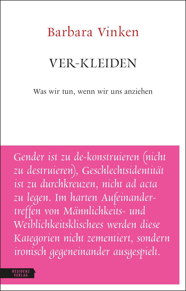 Copertina del libro per Ver-kleiden