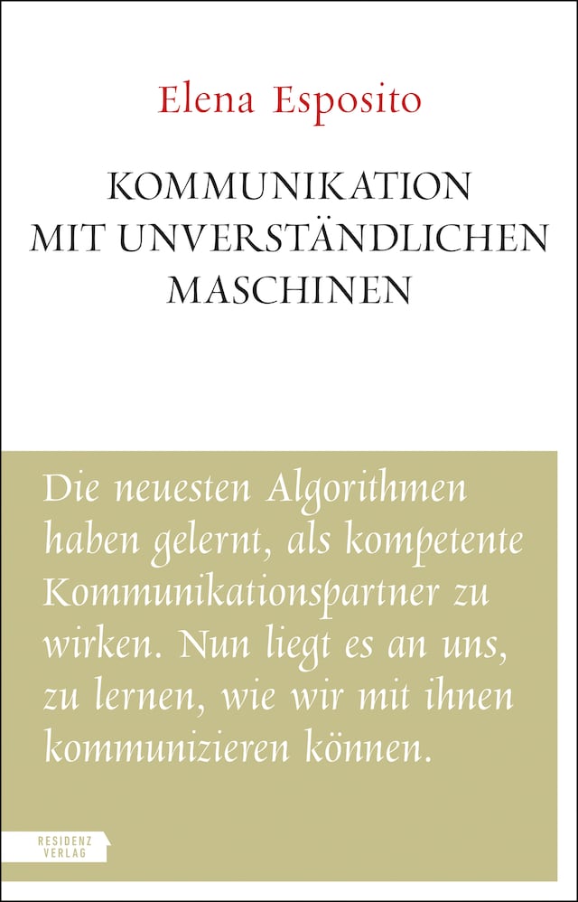 Bogomslag for Kommunikation mit unverständlichen Maschinen